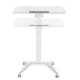 Maclean MC-453W mobilais datorgalds, 80x52cm, balts