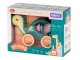 Bērnu Koka Velkamā Rotaļlieta Pārvietojams Bruņurupucis | Wooden Kids Rattle Pull Along Toy with Rope Turtle