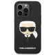 Karl Lagerfeld Silicone Karl\'s Head vāciņš iPhone 14 Pro Max, melns