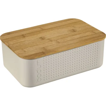 Bodum Bistro maizes kaste ar bambusa vāku 29 x 19 x 11 cm, balta