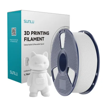 Филамент для 3D-принтера Sunlu PLA Matte 1.75мм 1кг, белый