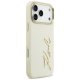 Karl Lagerfeld Karl Script Logo Phone Case Cover iPhone 17 Pro Max - Beige