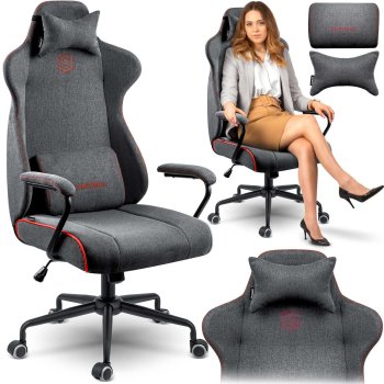 Ergonomic Office Chair Sofotel Werona 2583 with Lumbar Support, Grey