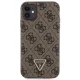 Guess iPhone 11 / XR vāciņš Crossbody 4G Metal Logo, brūns