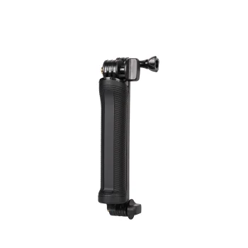 3 vienā monopods-stativs ar pašfoto kātu GoPro kamerām – melns