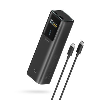 Cuktech CKPB100PGLBL ārējais akumulators 150W 10000mAh, melns