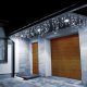 Outdoor LED Icicle Christmas Lights 19m 500 LED, cold white