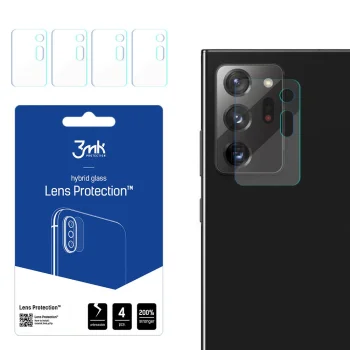 Гибридное защитное стекло для камеры 3mk Lens Protection для Samsung Galaxy Note 20...