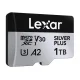 Atmiņas karte Lexar High-Performance Silver Plus microSDXC 1TB + adapteris