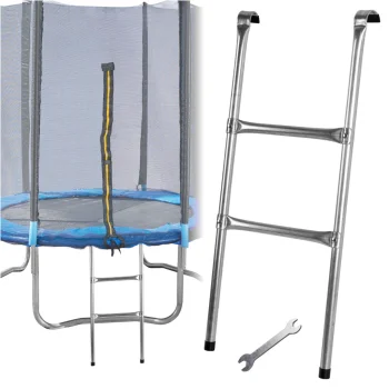 Universālas divpakāpju metāla kāpnes batutam 86 cm
