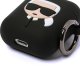 Karl Lagerfeld Silicone Ikonik maciņš Apple AirPods 1/2 Melns