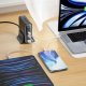 Tech-protect DC80W-GAN 6-PORT PD80W/QC3.0 uzlādes stacija – melna