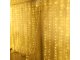 Christmas Curtain, String Wire Fairy Lights, 300 LED, 3x3 m, Warm White