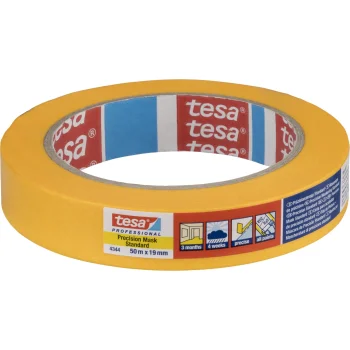 Малярная лента Tesa Professional 4344 Precision 50 м x 19 мм, желтая