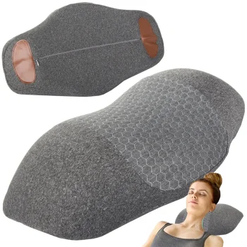 Orthopedic Neck Pillow, Profiled Foam Pillow, Grey