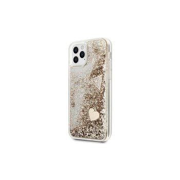 Guess GUOHCN58GLHFLGO iPhone 11 Pro zelta/zelta krāsas cietais futrālis ar mirdzošiem rotājumiem | gold/gold...