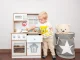 Ecotoys 7253 koka rotaļu virtuve ar piederumiem