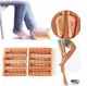 Традиционный деревянный массажер для ног, роликовый 2x5