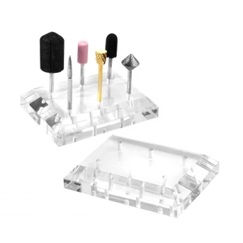 Acrylic Stand for 6 Drill Bits, Transparent