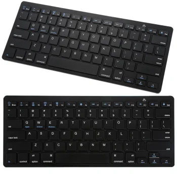 Bezvadu Bluetooth tastatūra PC / iPad / Mac, melna