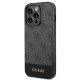 Guess iPhone 14 Pro Max vāciņš 4G Stripe Collection, pelēks