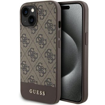 Guess 4G Stripe Collection futrālis iPhone 15 / 14 13 - brūns | case for brown