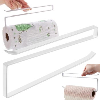 Virtuves papīra dvieļu turētājs metāla bēniņiem matēts | Kitchen paper towel holder slip-on metal loft matt