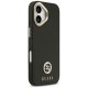 Guess iPhone 17 Case Grained Strass Logo MagSafe, Black