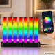 RGB LED dekoratīvā galda lampa Ekvalaizers ar pulti un aplikāciju