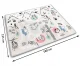 Divpusējs sarullējams bērnu paklājs Nukido NK-342 | Kids Roll-up Foam Mat