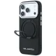 Karl Lagerfeld Ring Stand 360 vāciņš iPhone 18 Pro Max / 17 Pro Max ar MagSafe, melns