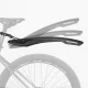 Rockbros DNB8001 Mudguard with Red LED Light, Black