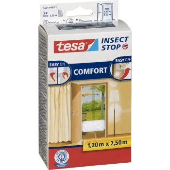 Москитная сетка для дверей Tesa Insect Stop, 2 шт., 0,65 x 2,20 м, белая