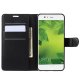Huawei P10 2017 (VTR-L29) Litchi Texture Wallet Leather Mobile Phone Cover Case, Black | Vāks Maciņš Maks...