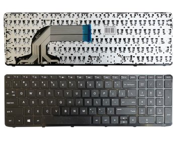 HP 250 G2, G3 / 255 G2, G3 / 256 G2, G3 Keyboard with Frame, Black