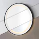 Круглое зеркало для ванной с LED-подсветкой ModernHome, 60 см, Anti-Fog