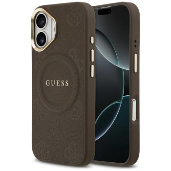 Guess Peony Hot Stamp MagSafe MagCase iPhone 17 telefonam – brūns | Phone Case Cover