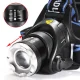 Налобный фонарь LED T6 Zoom с 2 аккумуляторами