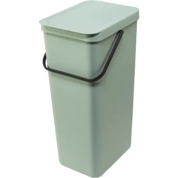 Мусорный контейнер Brabantia Sort & Go 40 л, нефритовый зеленый