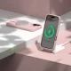 Etteri Silicone Mag vāciņš iPhone 17, gaiši rozā