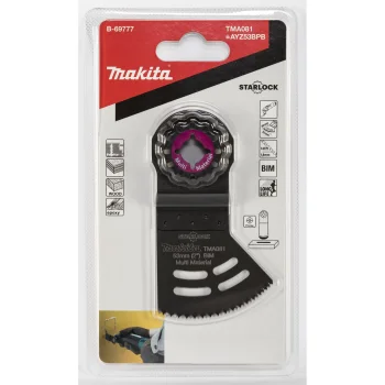 Погружное пильное полотно Makita TMA081 B-69777, 53 x 40 мм, Bi-Metal