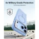 ESR Classic Hybrid Kickstand MagSafe vāciņš iPhone 18 Pro Max / 17 Pro Max, gaiši zils