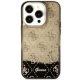 Guess iPhone 14 Pro vāciņš Liquid Glitter 4G Translucent, melns