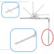 Bērnu Drošības Aizsargbarjera Gultai, 90 cm, Zilonis | Baby Toddler Side Safety Protective Bed Rail Barrier