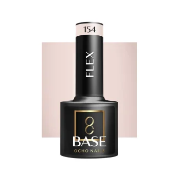 Ocho Nails Flex Base 154 каучуковая база для гель-лака, 5 г