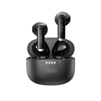 Bezvadu austiņas XO G50 TWS Bluetooth 5.4 ar uzlādes kārbiņu, melnas
