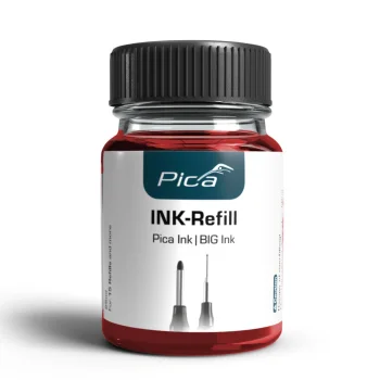 Набор чернил для заправки маркеров Pica INK / BIG INK, красный, 25 мл