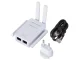 WiFi signāla pastiprinātājs, atkārtotājs 300Mbps, 4 antenas, balts