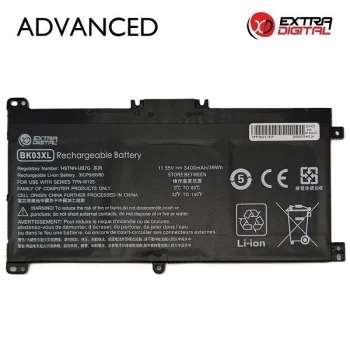 Аккумулятор для ноутбука HP BK03XL 3400mAh 11.55V Extra Digital