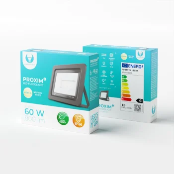 Светодиодный прожектор Proxim II 10W 4500K IP66 Forever Light, черный